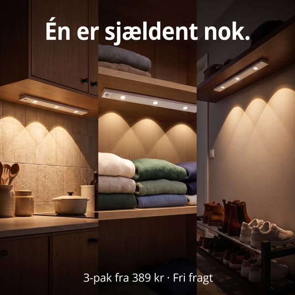 Lys uden kabler – på ti sekunder