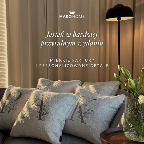 Poduszka z haftem
