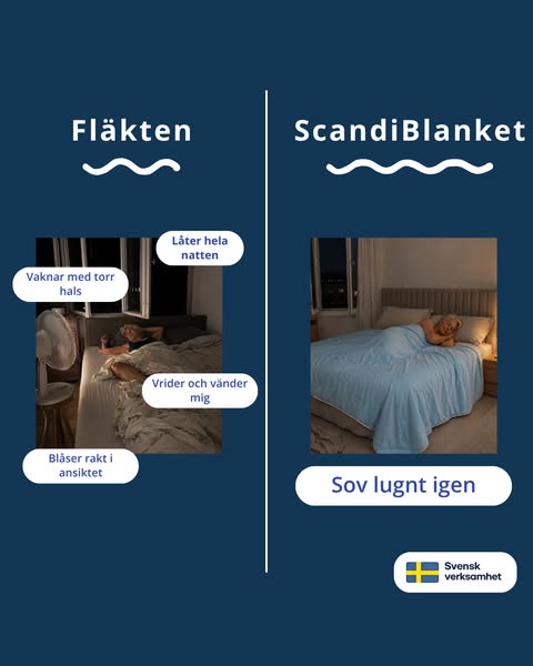 Slipp svettiga nätter – sov svalt utan AC