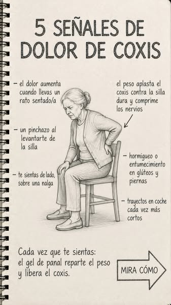 5 SEÑALES DE DOLOR DE COXIS: ¿CUÁNTAS RECONOCES?
