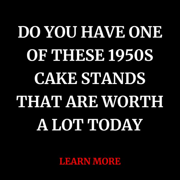 Vintage 1950s Cake Stands: Collectible Treasures