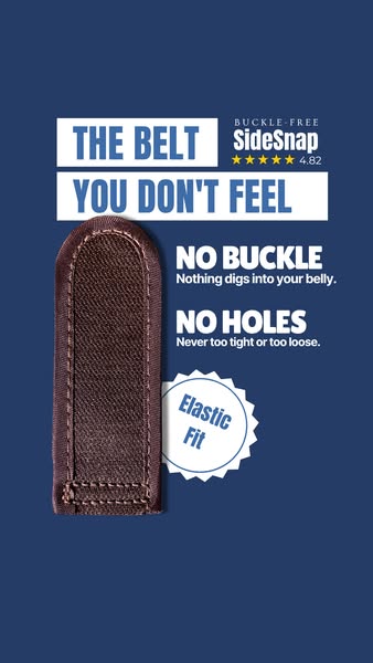 No Buckle. No Digging. No Drama.