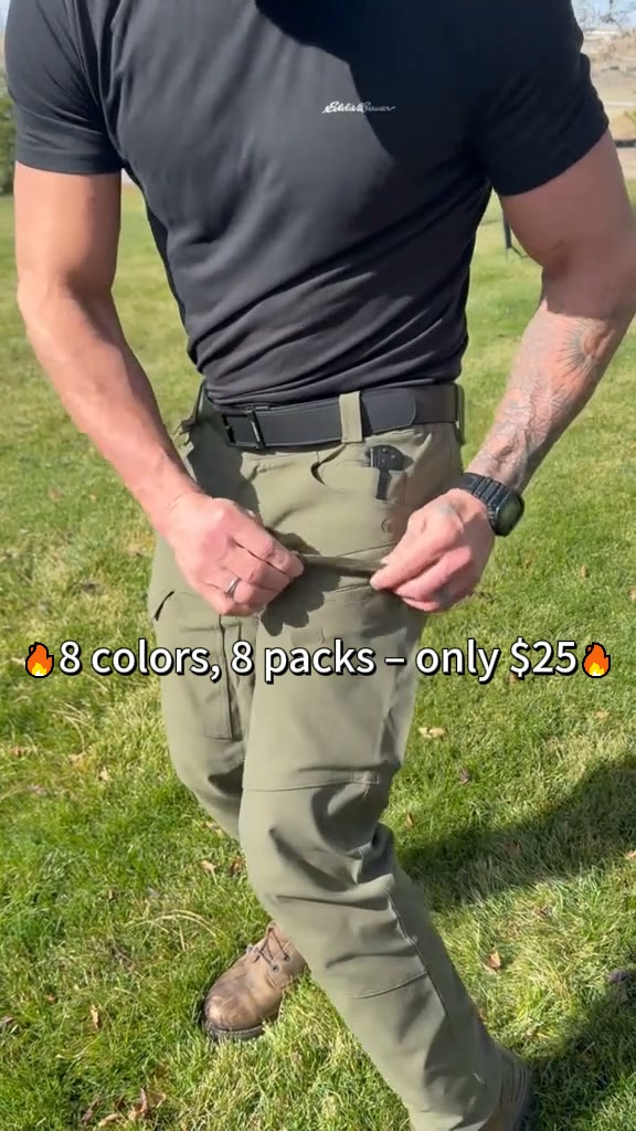 Tactical Waterproof Pants 8-Pack Only $25 – Durable & Functional