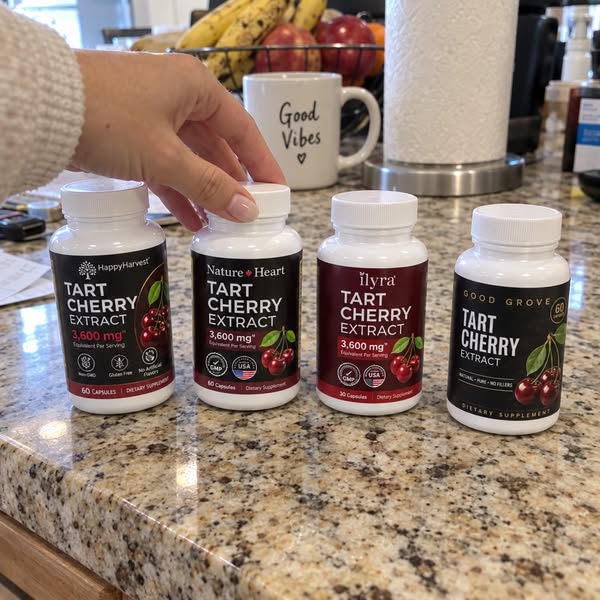 I Tested 4 Tart Cherry Supplements — Here's What I Found