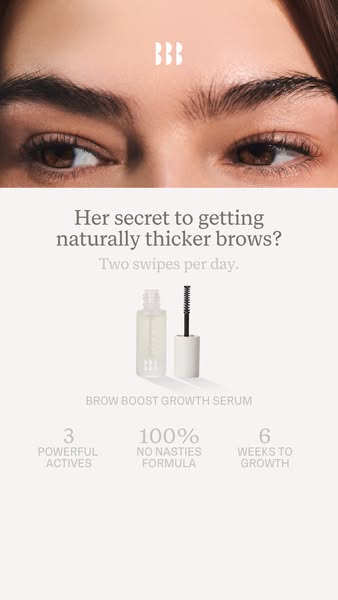 Supercharge Your Brow Growth.