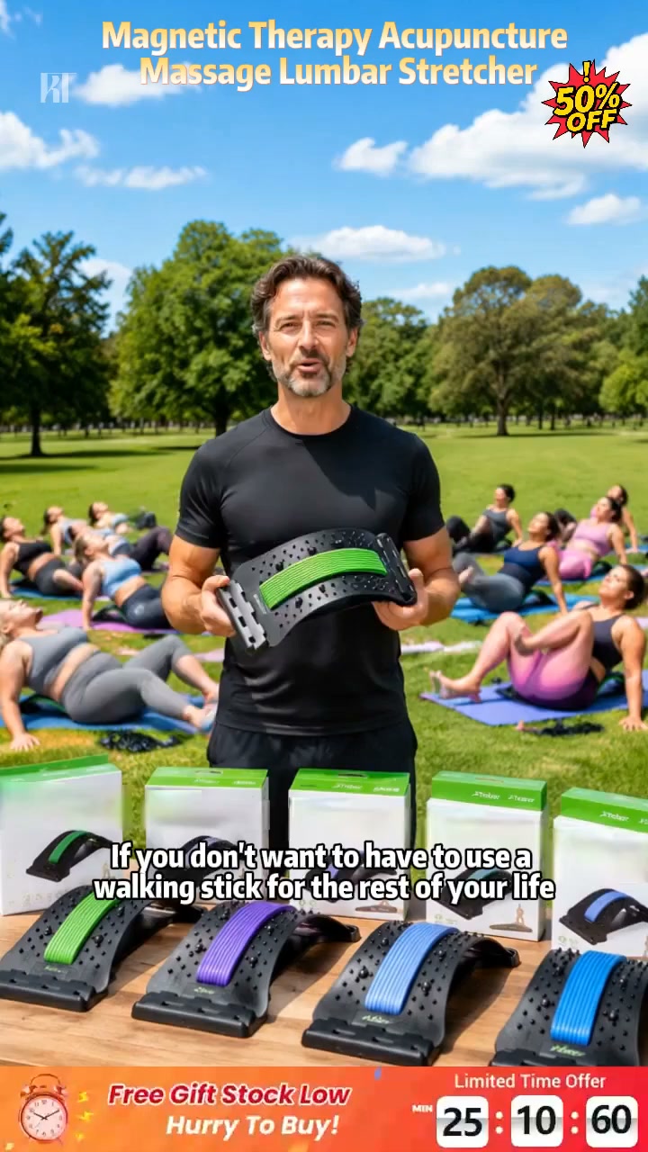 Lower Back Pain Relief Lumbar Stretcher!