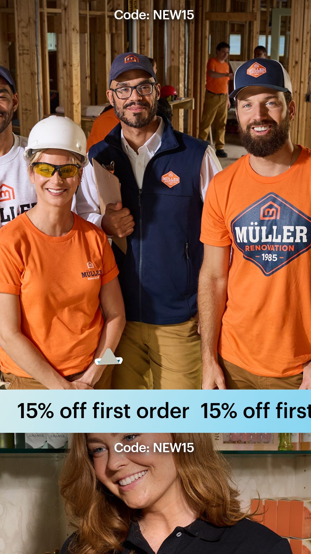 Save 15% on your first order