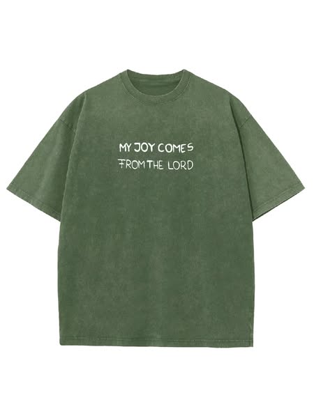 My Joy Comes From The Lord Unisex Washed T-Shirt