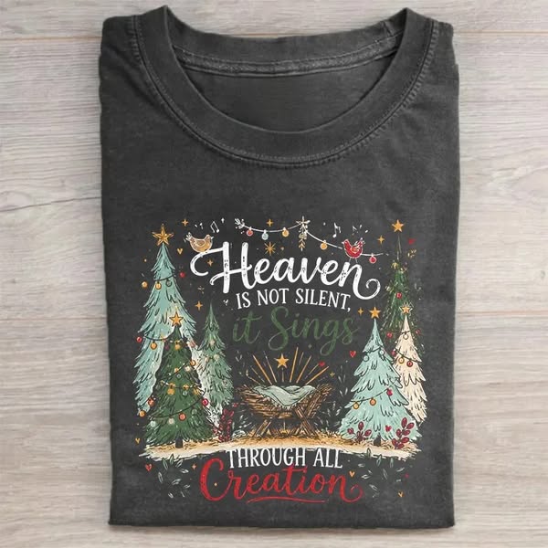 "Heaven Sings Through Creation" Vintage Tee