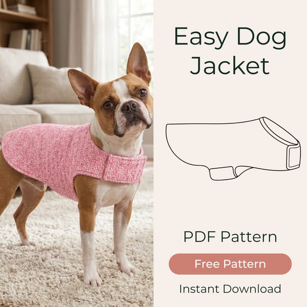 90% Off Dog Jacket Sewing Pattern