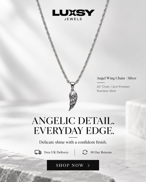 Silver Angel Wing