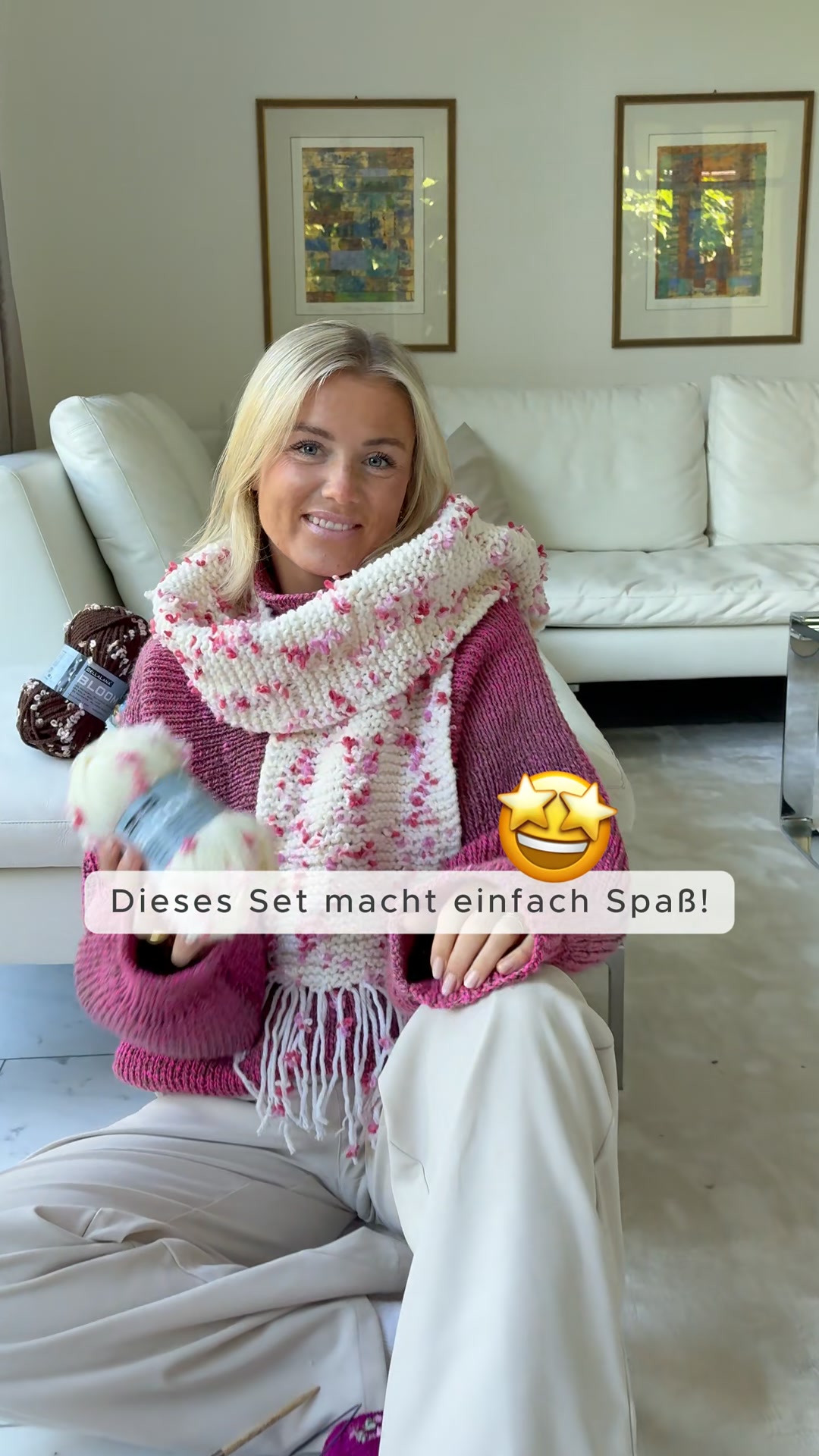 Stricke Deinen Kuschelschal