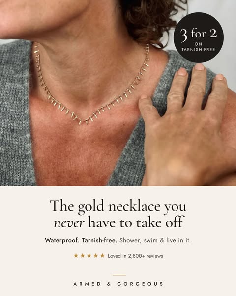 3 for 2 on Tarnish Free Jewellery