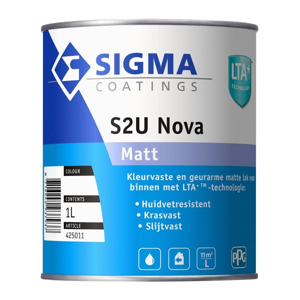 Sigma S2U Nova Matt 1 liter Donkere kleur