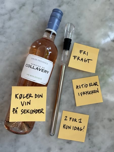 Du fortjener det glas. Som det skal smage.