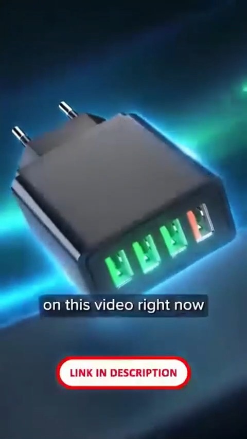 Four-Port Travel Charger for Extended Phone Battery Life