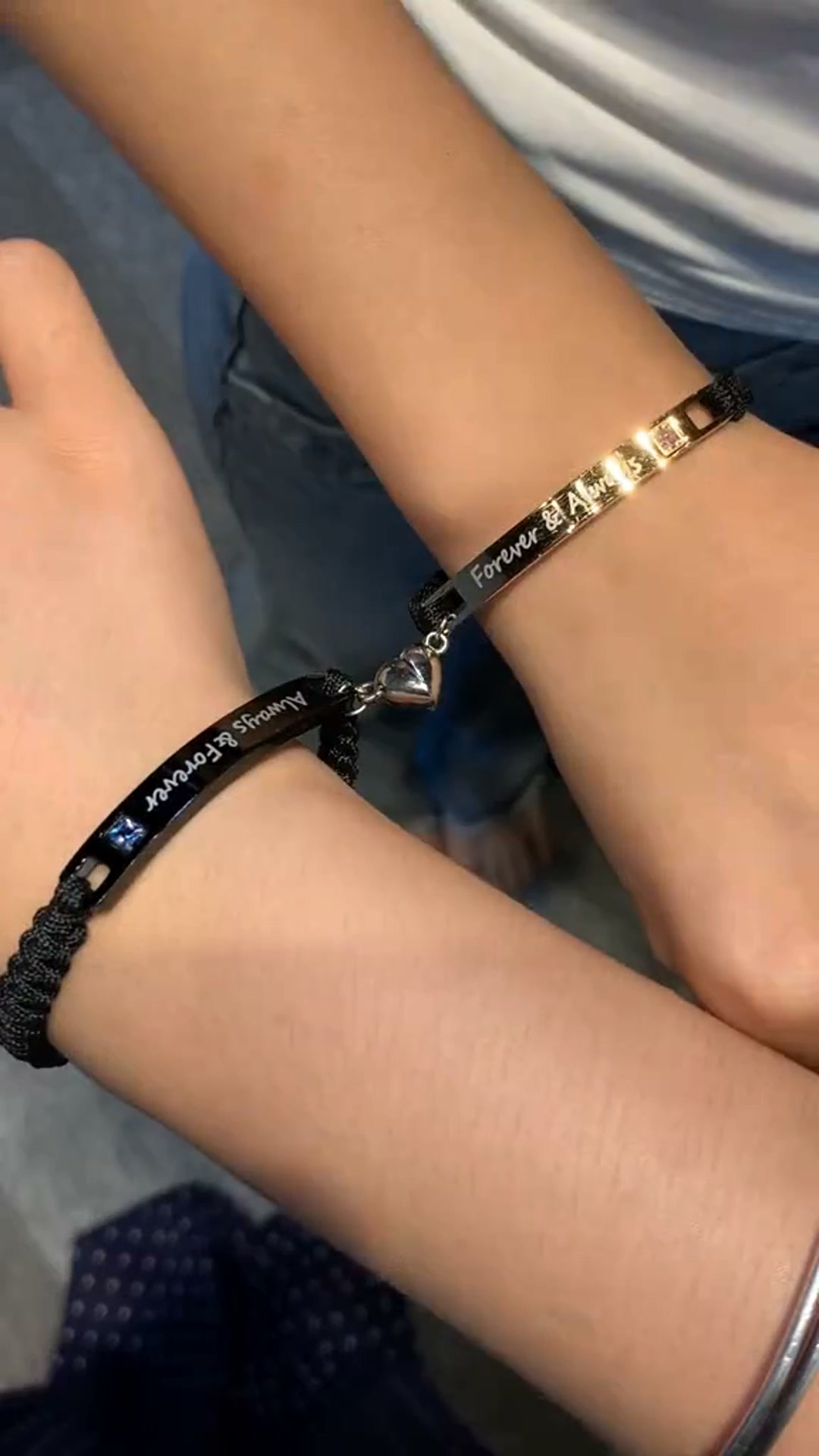 Couple Matching Bracelets | Forever & Always