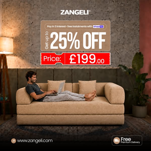 5-in-1 Sofa Bed – Only £199