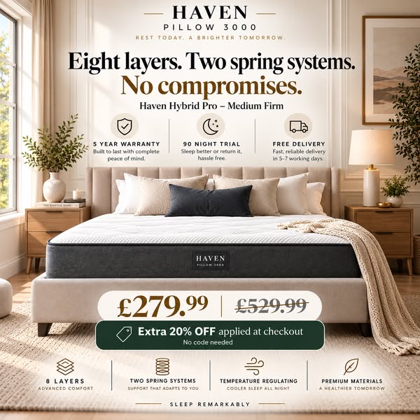 Haven Hybrid Pro- Medium Firm