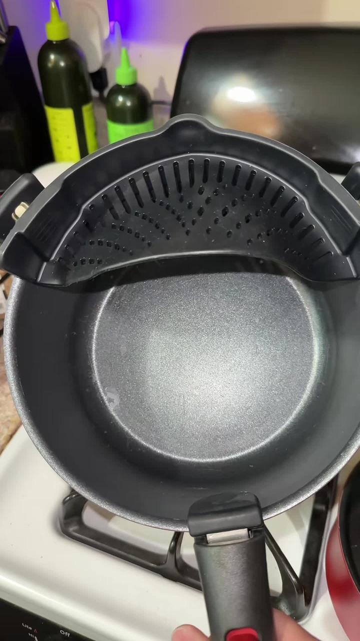 Clip On Strainer Silicone for All Pots and Pans