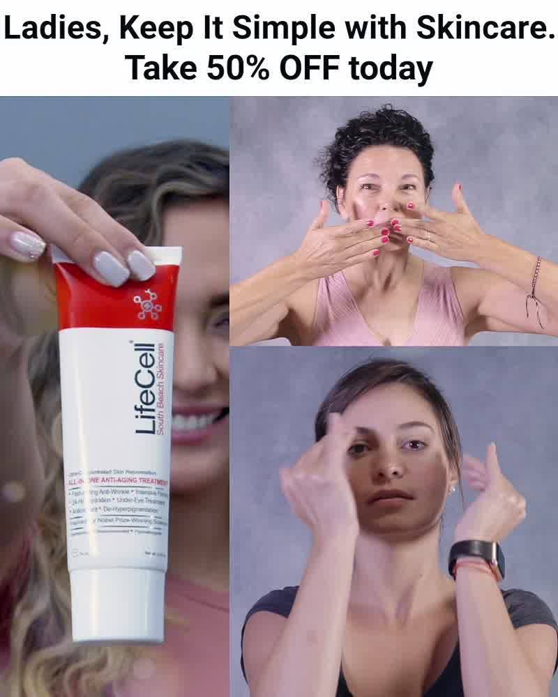 Limited Time Only- Take 50% OFF LifeCell + Free Skin Mask