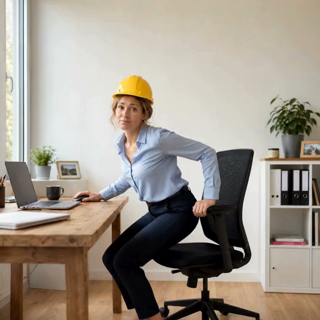 Sitzt angenehmer, arbeitet großartiger