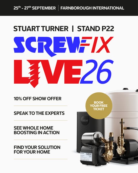 We’re exhibiting at Screwfix LIVE
