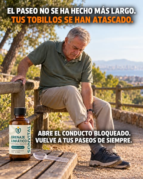 El paseo no es más largo: tus tobillos se han atascado