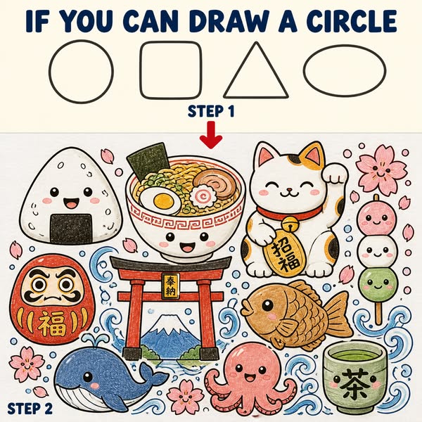 Learn The Art Of Japanese Kawaii Doodling