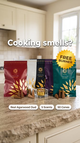 Kitchen and cooking smells gone