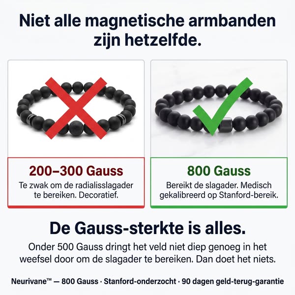 Het is geen zenuwschade. Het is een doorbloedingsprobleem.