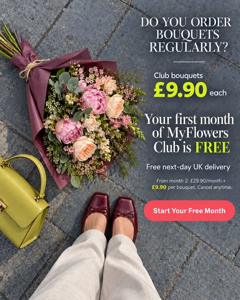 £9.90 Any Bouquet