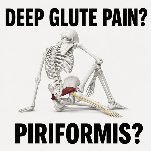 Deep glute pain clue