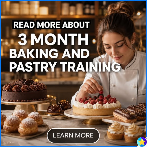 Read More About 3 Month Baking And Pastry Training . Learn more