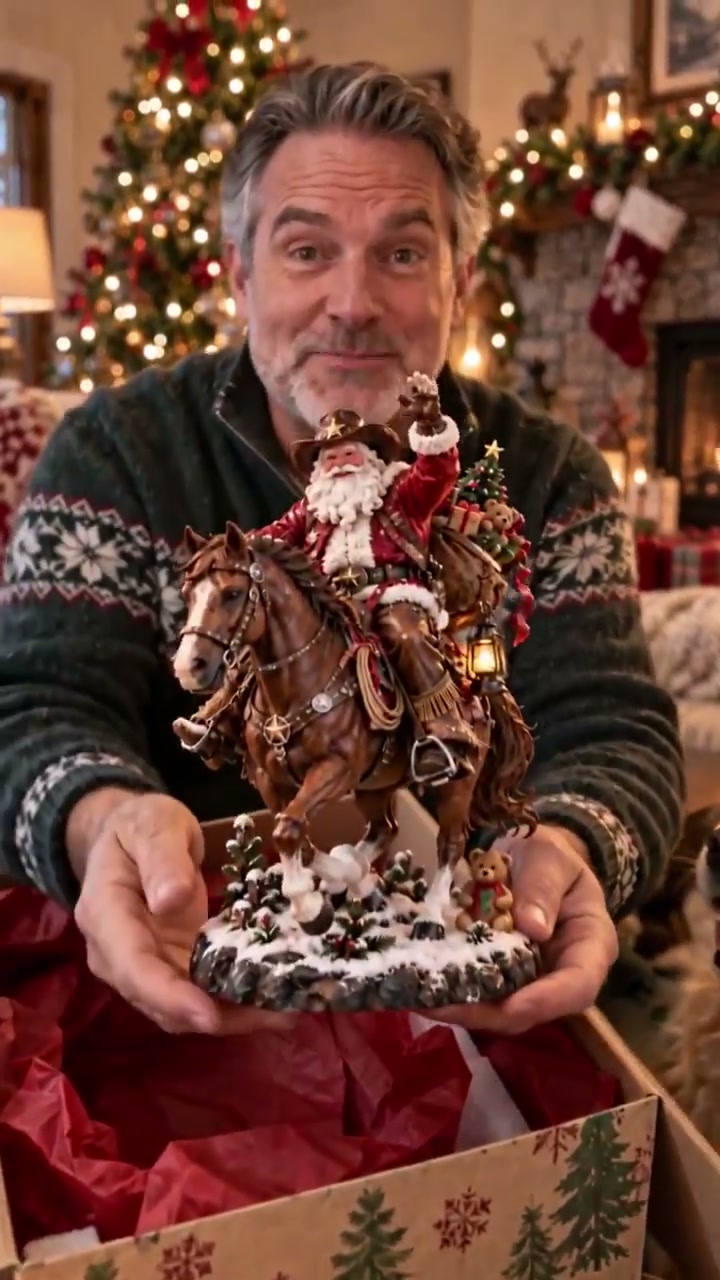 Last Day 50% OFF The Old West Cowboy Santa – A Homeward Christmas Keepsake