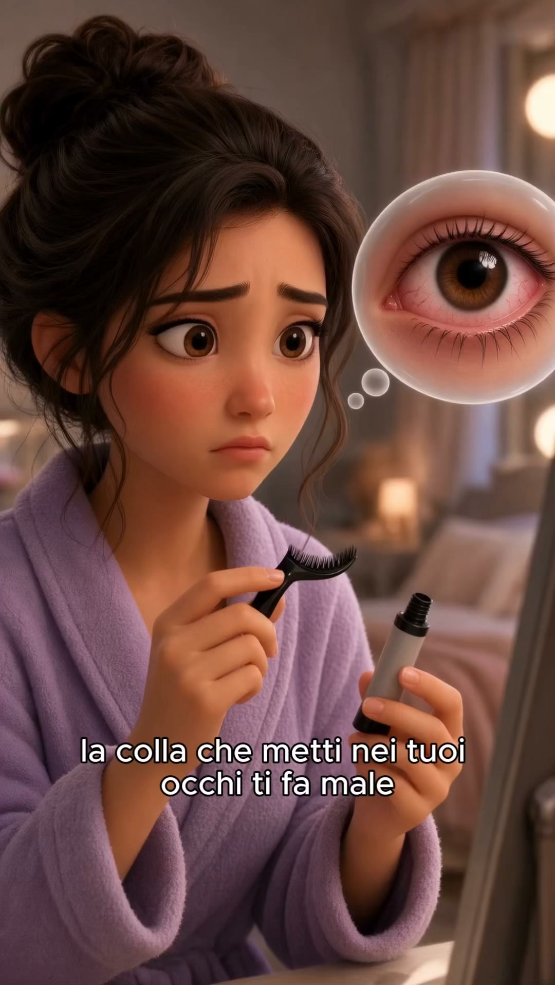 Basta colla negli occhi!