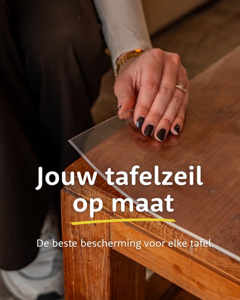 Haal nu jouw tafelzeil op maat in huis