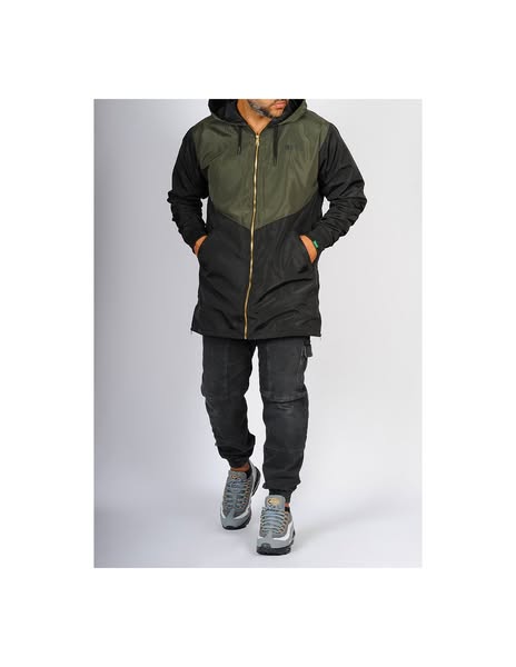 Coupe-vent mi long SAYF (noir et kaki)