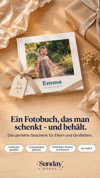 Ein Fotobuch voller Kindheit.