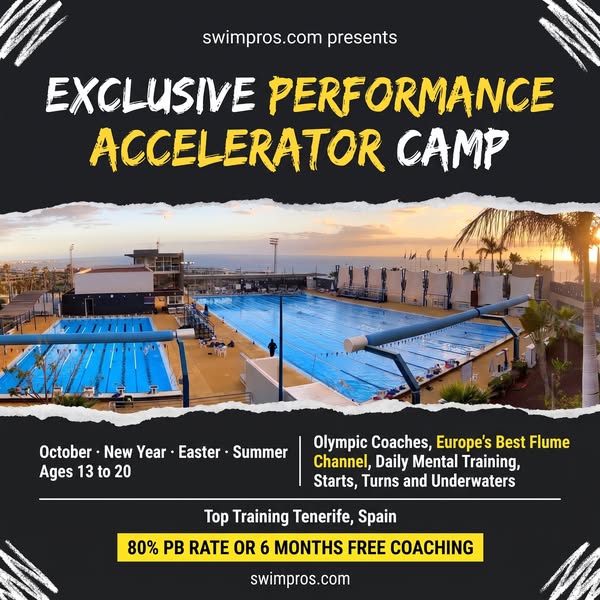 80% PB rate on swim camp. Guaranteed, or 6 months free.