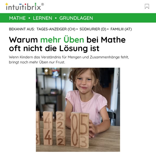 Ab 4 Jahren. Selbsterklärend. Aus Holz.