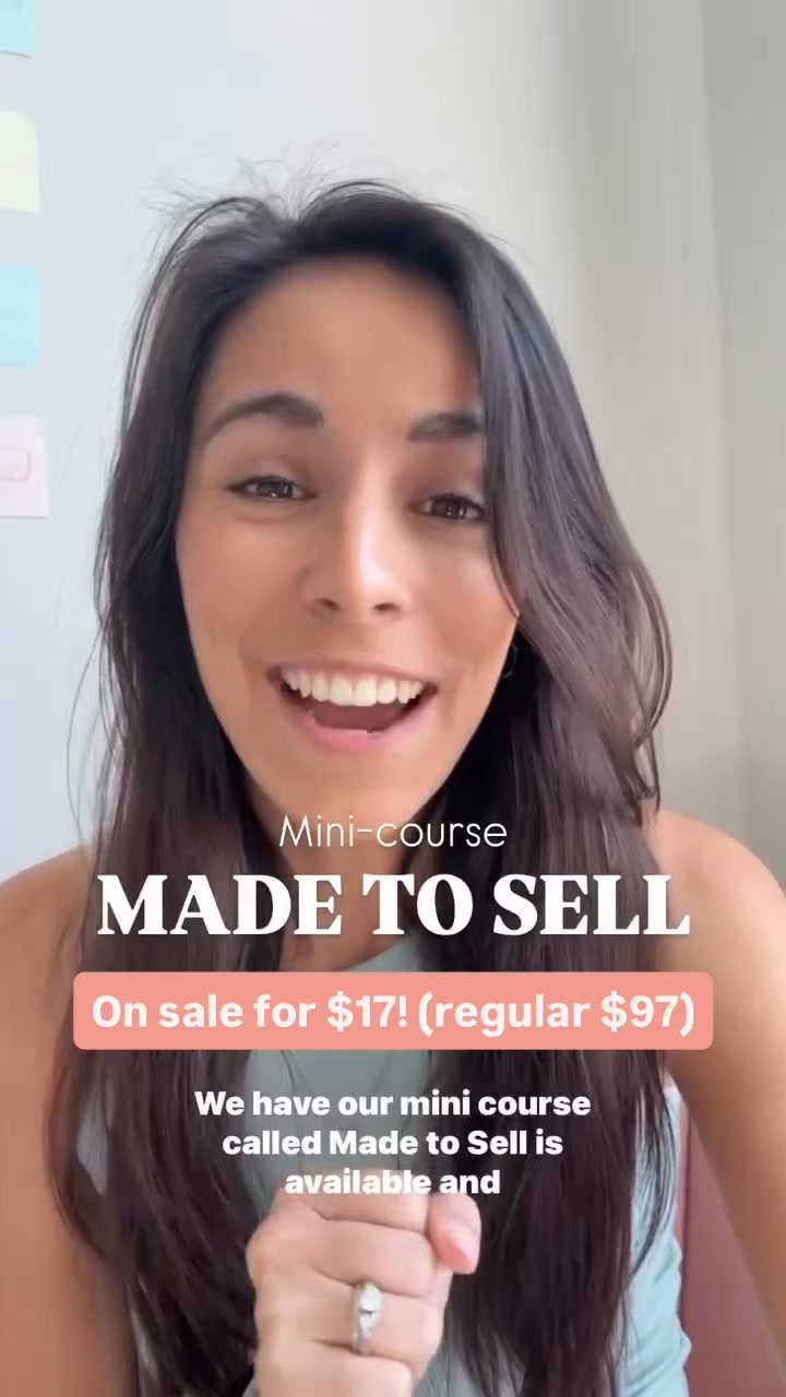 Made to Sell is $17!! Today Only