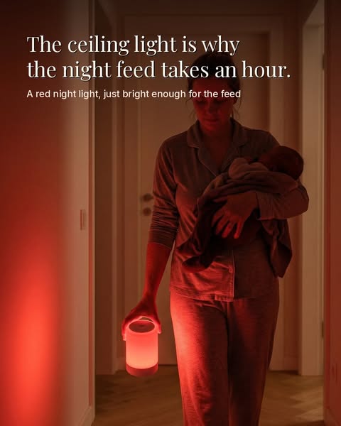 Enough light to see. Not enough to wake the house.