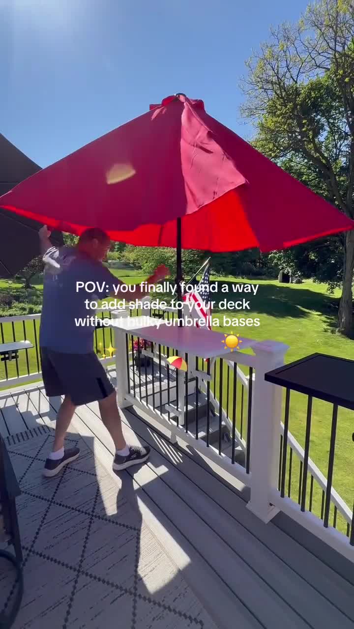 Adjustable Patio Umbrella Mount Clamp