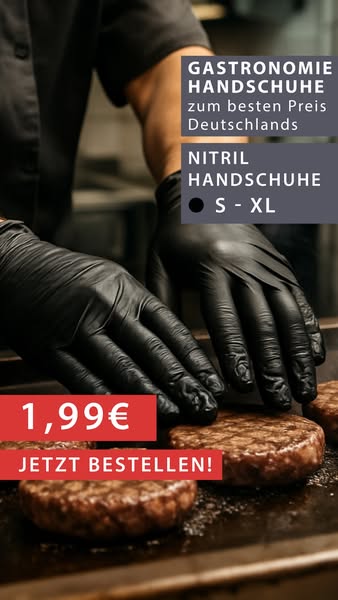 Für Küchenprofis entwickelt – die perfekten Einmalhandschuhe