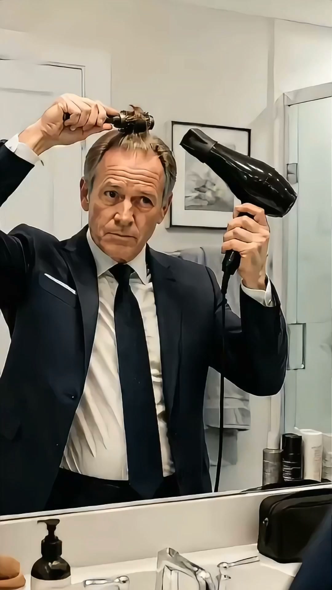 Spray volumisant parfum pêche pour cheveux fins