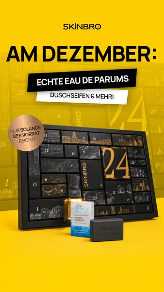 Jeden Tag eine neue Überraschung - sichere dir jetzt deinen SKINBRO Adventskalender!