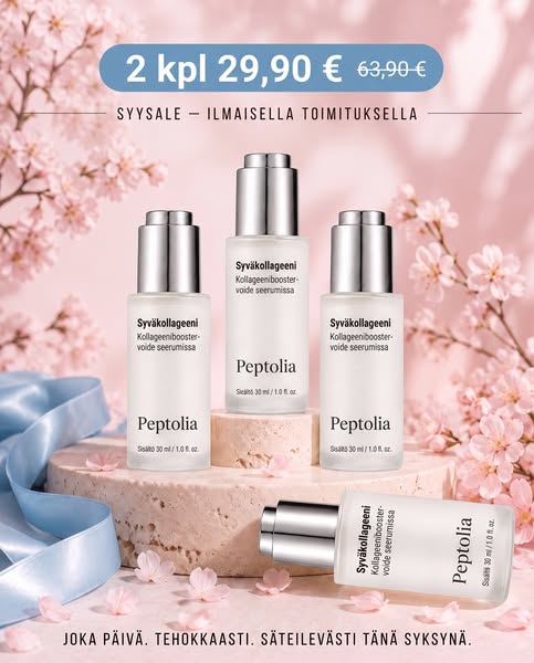 2 seerumia 29,90 € 63,90 €:n sijaan