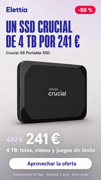 4 TB a mitad de precio