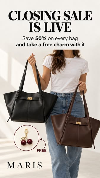 Closing Sale 50% OFF + Free wallet